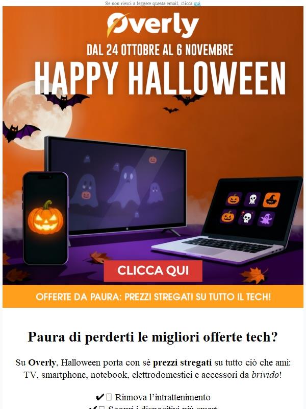👻 Halloween è arrivato… e porta prezzi da brivido!