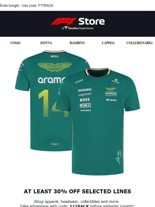 Last Chance: At Least 30% Off Selected Lines!