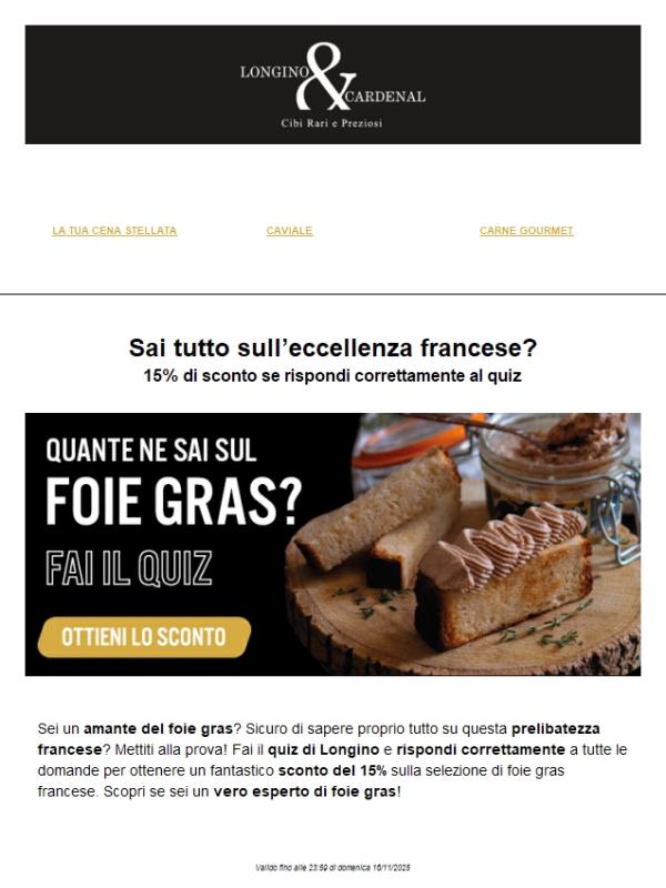 🦆 Sei un Vero Esperto di Foie Gras? | Per Te 15% di Sconto