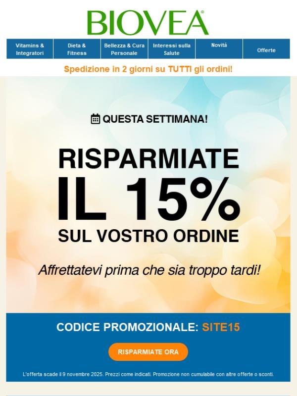 🌿15% di sconto su tutto il sito – Acquista subito i tuoi preferiti!