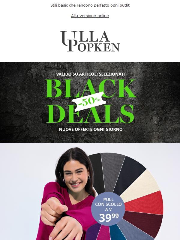 💥 Black Deals irresistibili: i tuoi preferiti ti aspettano!