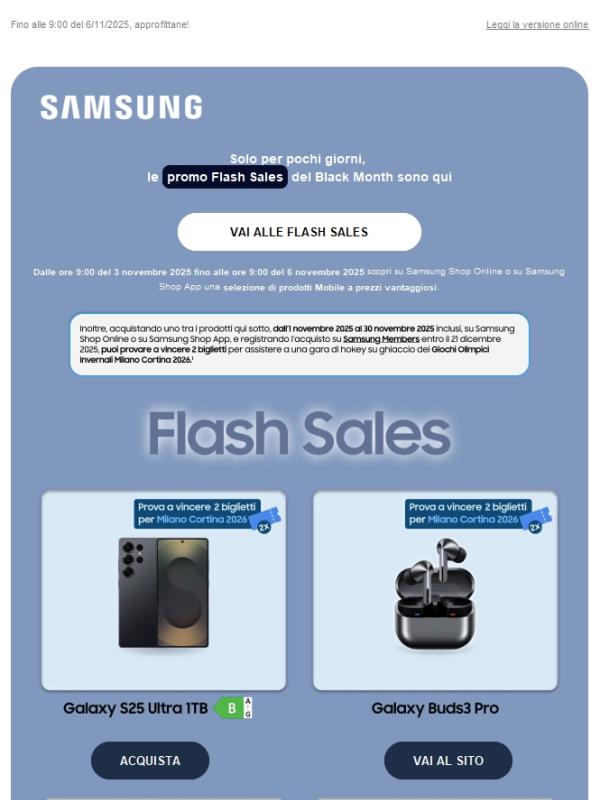 👉 Flash Sales: corri, offerte lampo in scadenza