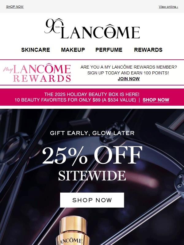 25% OFF Sitewide! Your Early Holiday Gift 🎁