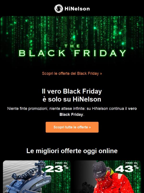 🚨 È ora del BLACK FRIDAY