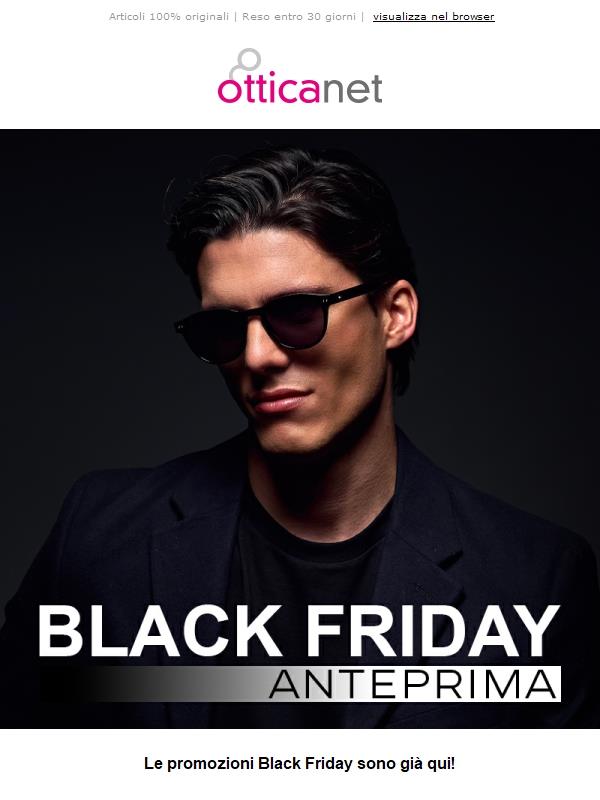 Fino al -70% di sconto – Accedi in esclusiva al Black Friday 🖤