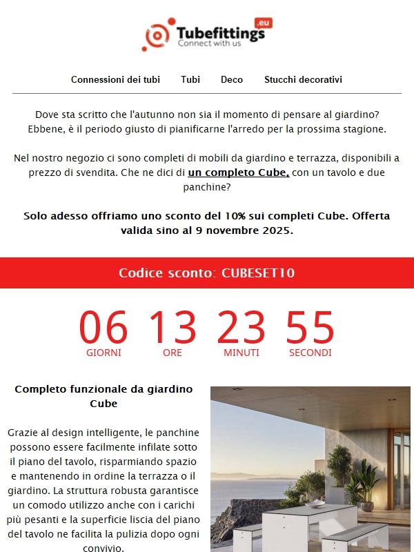 Mobili da giardino in svendita 🏡