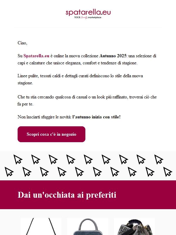 Vieni a Scoprire la Nostra Nuova Collezione A25