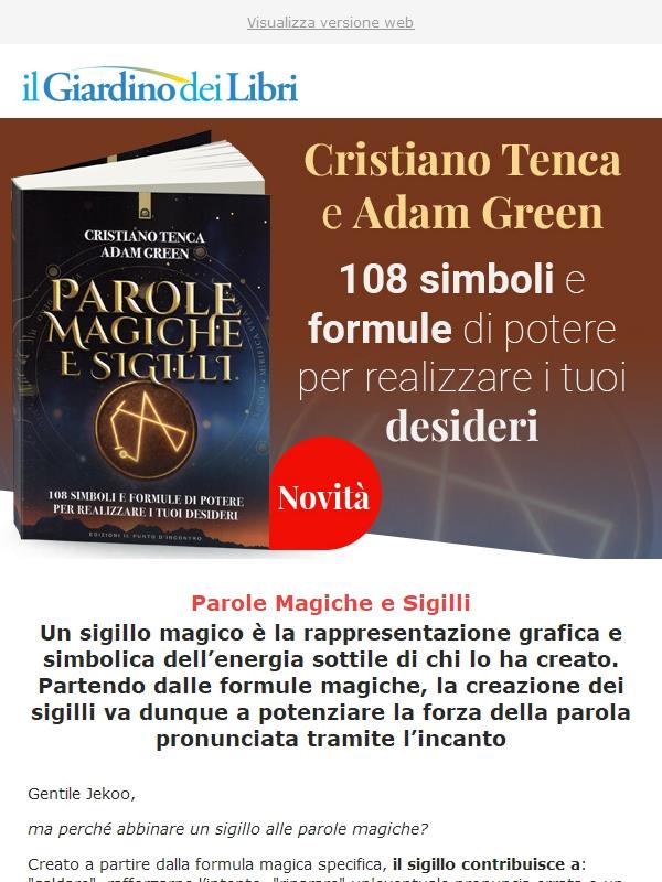 Cristiano Tenca e Adam Green: Parole Magiche e Sigilli