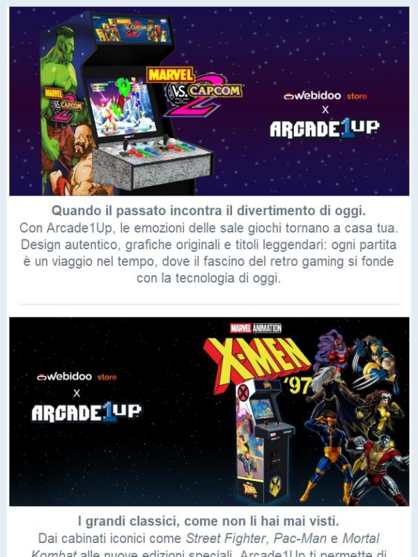 Solo su webidoostore.com: il meglio del retro gaming 🕹️