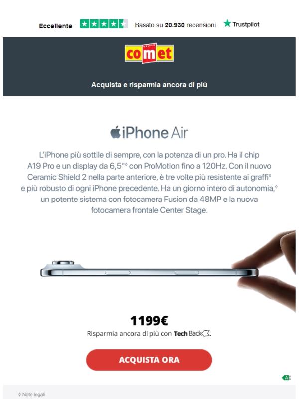 Acquista iPhone 16 | Air con Tech Back 🚀