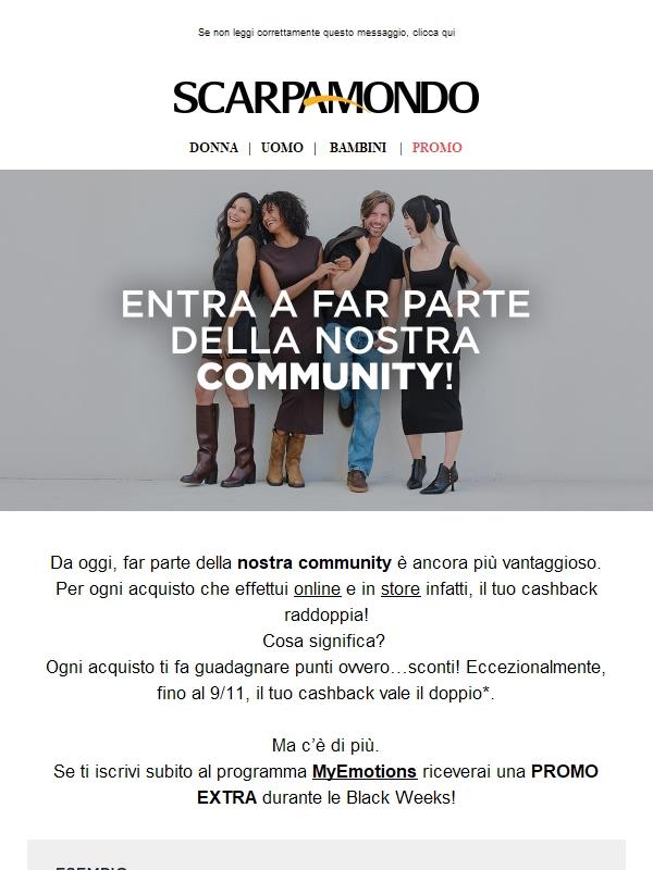 Raddoppia il tuo cashback! 🎁