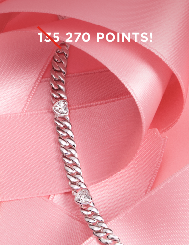 Heart Cuban Chain Bracelet