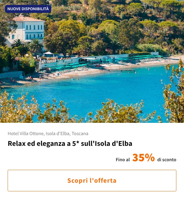 Relax ed eleganza a 5* sull'Isola d'Elba