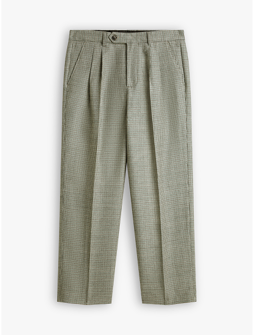 Pantaloni Smart Casual relaxed fit in lana