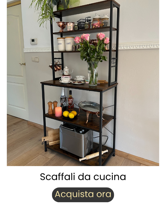 Scaffali da cucina