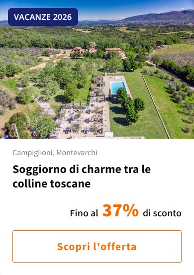 Soggiorno di charme tra le colline toscane