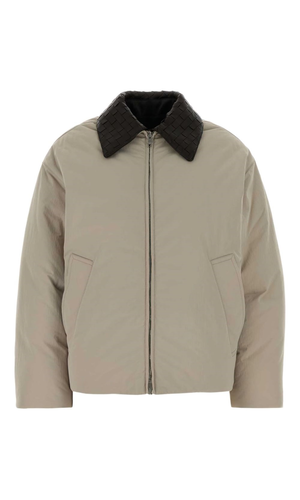 Nylon short down jacket