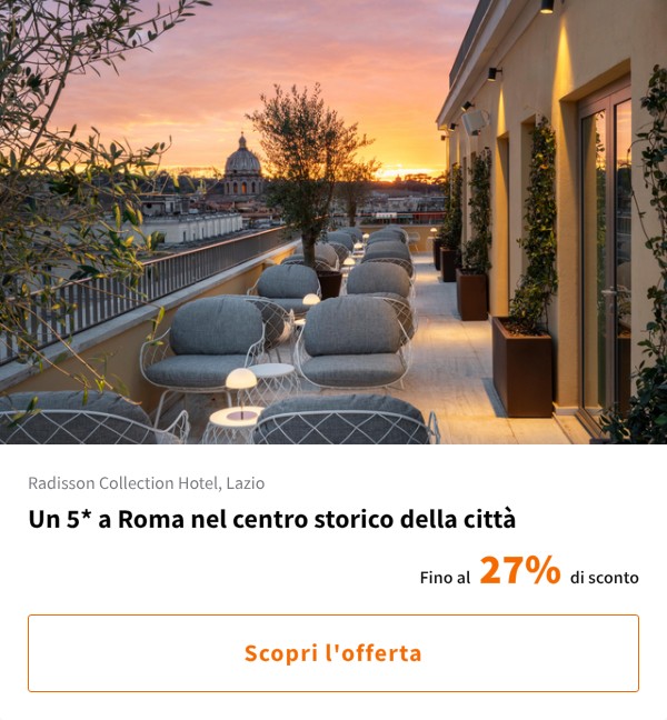 Un 5* a Roma nel centro storico della città