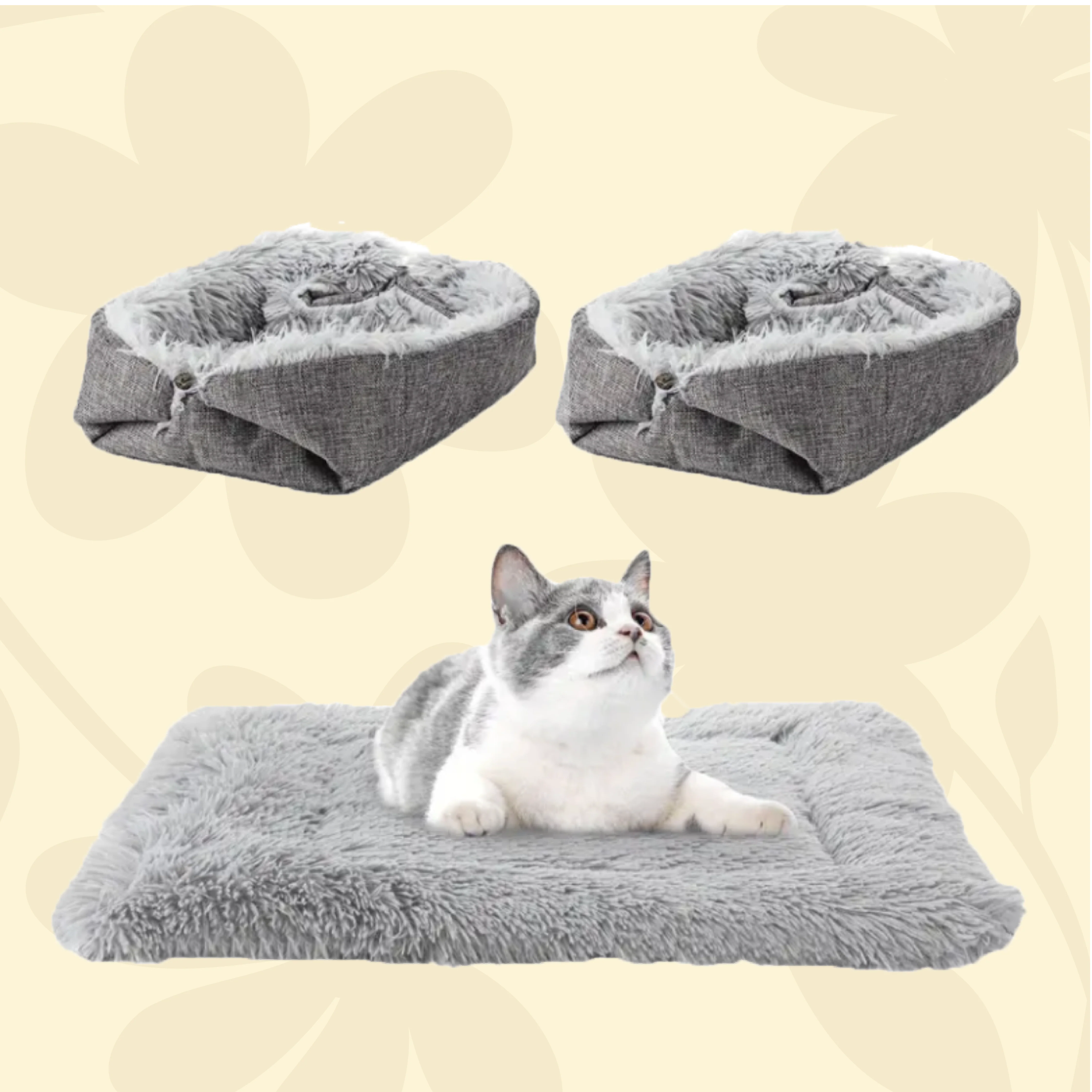Image of Tappetino Nuvola - Cuccia per Gatti - Morbida e Pelosa