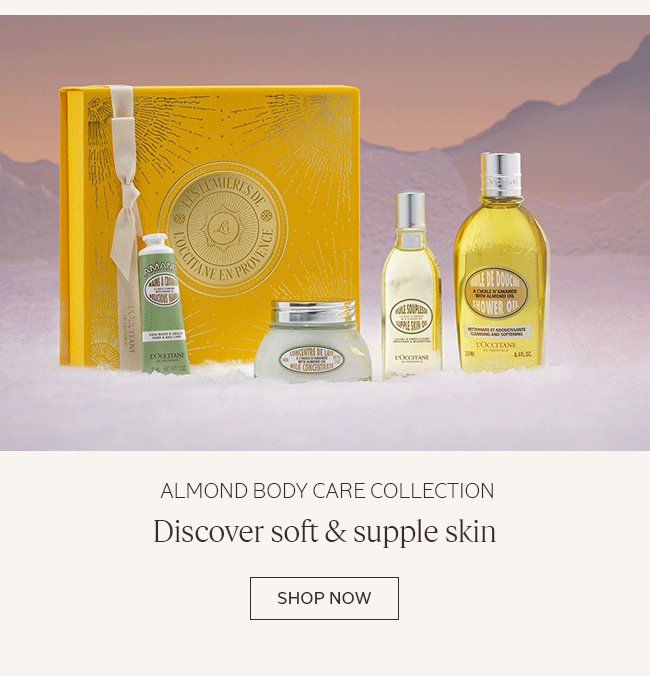 ALMOND BODY CARE COLLECTION | DISCOVER SOFT & SUPPLE SKIN | SHOP NOW