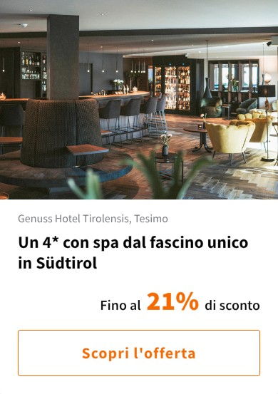 Un 4* con spa dal fascino unico in Südtirol