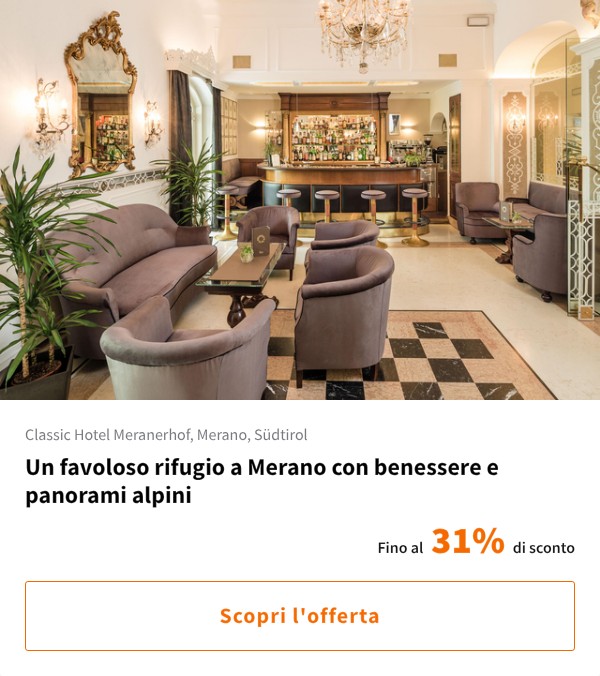 Un favoloso rifugio a Merano con benessere e panorami alpini