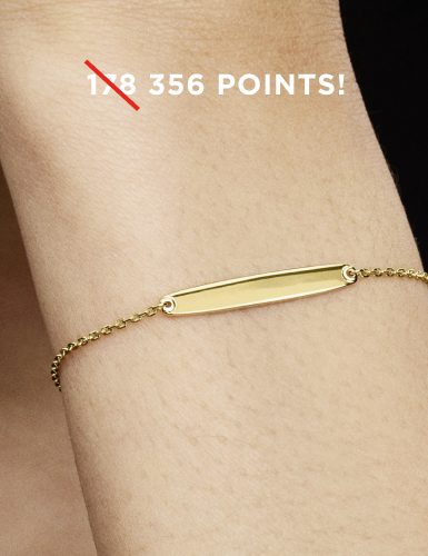 Engravable Bar Chain Bracelet