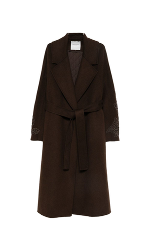Belted long coat