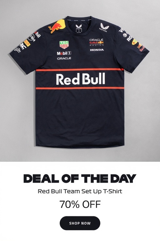 Deal of the day - Red Bull Team Set Up T-Shirt