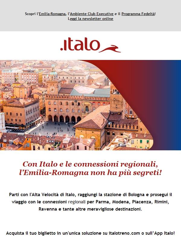 Parti con Italo e scopri le meraviglie dell'Emilia-Romagna!