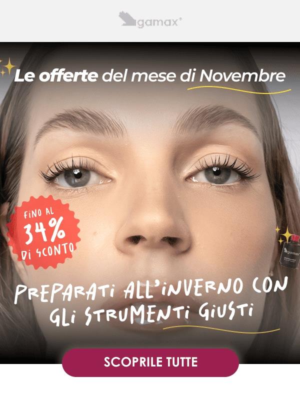 💅 Preparati all'inverno con gli sconti di Novembre