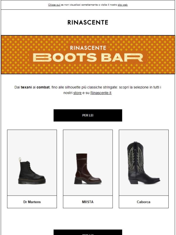 Boots Bar | Iconici. Versatili. Irresistibili.