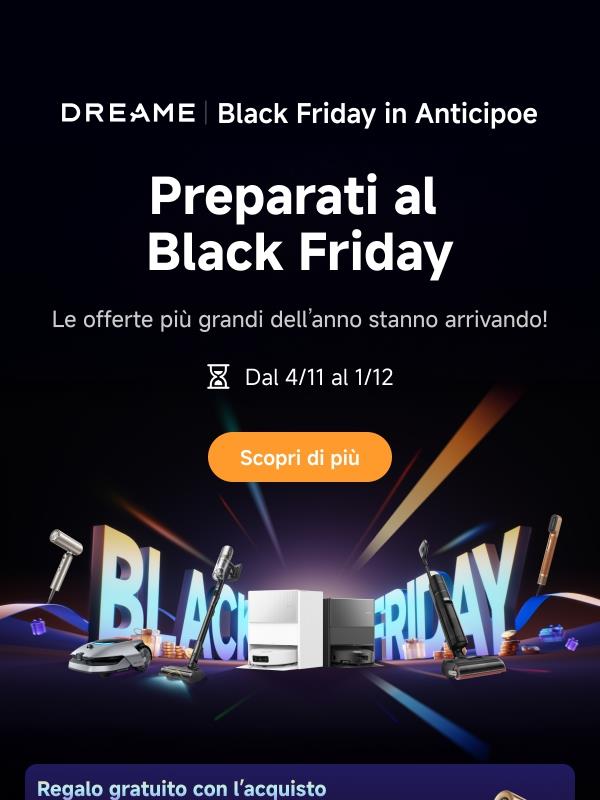 🎉 Preparati al Black Friday!