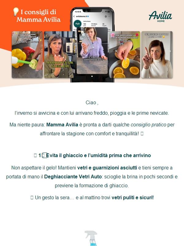 Ciao, segui i consigli di Mamma Avilia per affrontare il freddo con stile 💙