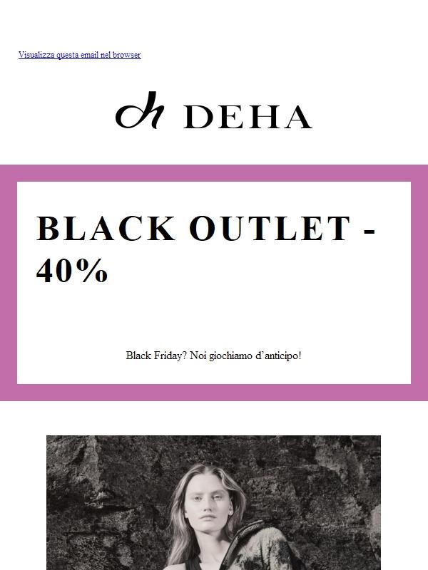 BLACK OUTLET -40%