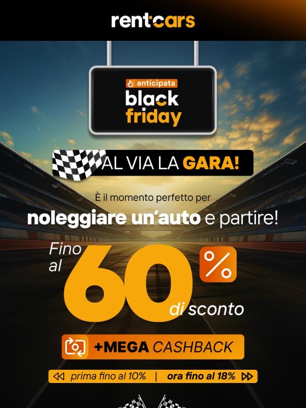 È partita l’Anteprima 🔥 [Black Friday]!