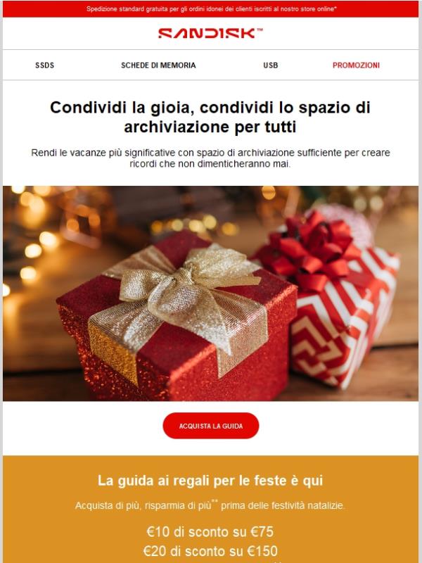 Guida ai regali per le feste: condividi la gioia e risparmia sullo spazio di archiviazione 🎁 ✨❄️☃️