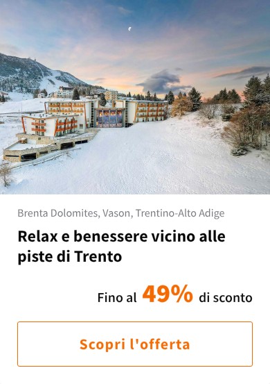 Relax e benessere vicino alle piste di Trento