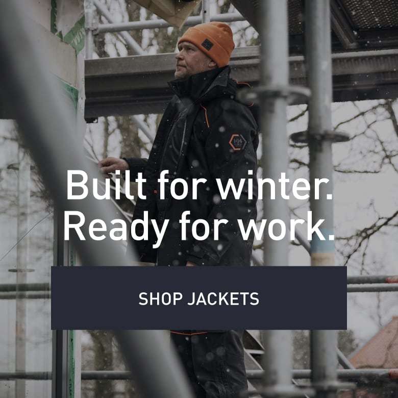 Built for winter. Ready for work. SHOP JACKETS