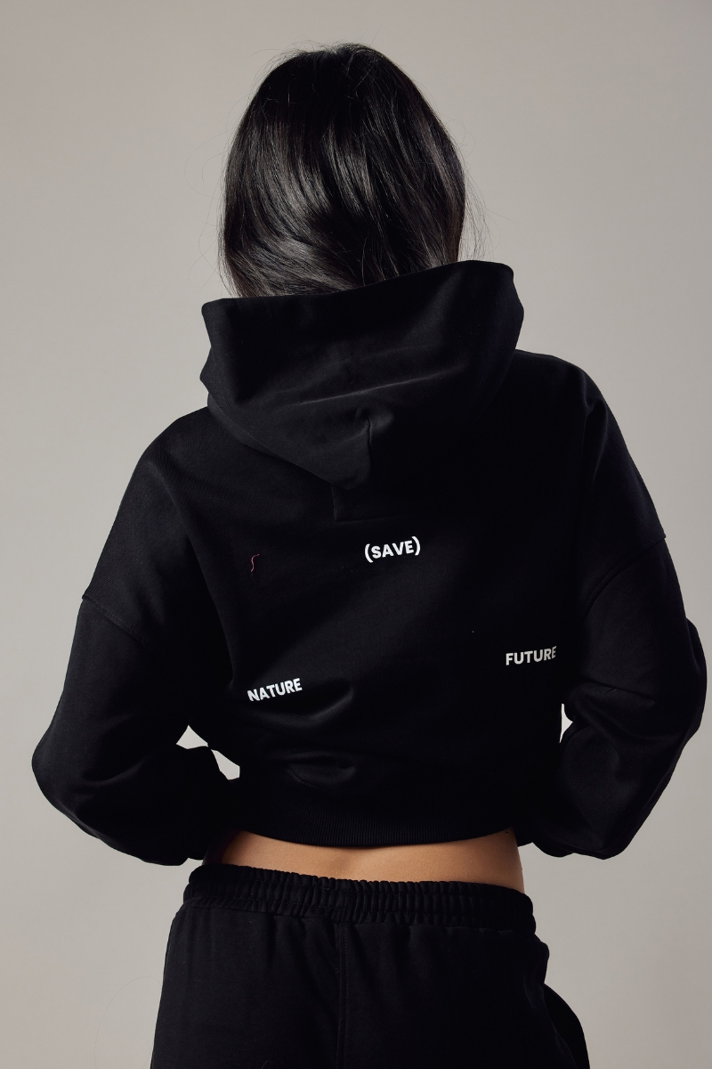 Felpa con Cappuccio Loose Fit Donna