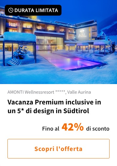 Vacanza Premium inclusive in un 5* di design in Südtirol