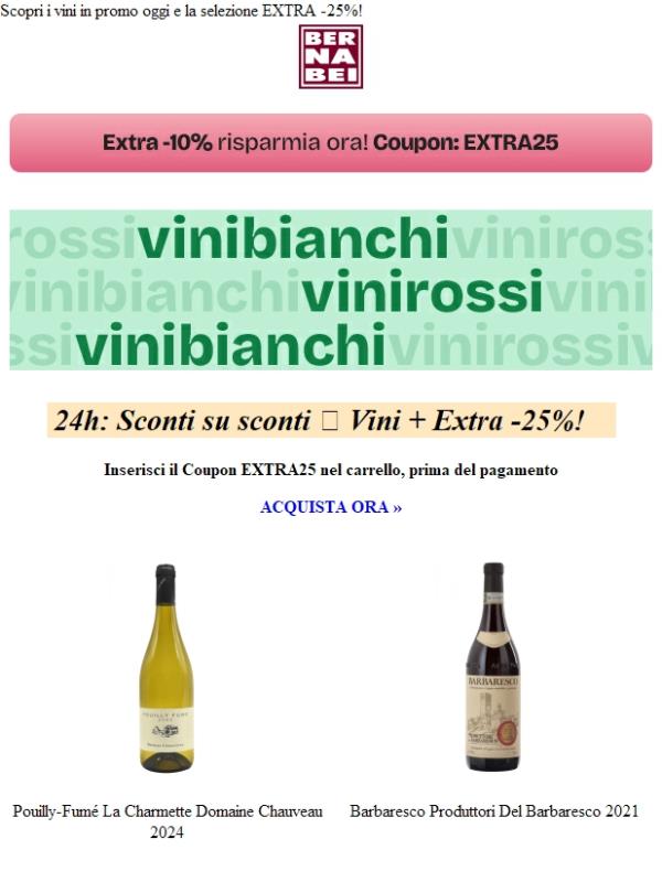 Centinaia di VINI scontatissimi 🍷 Solo oggi!