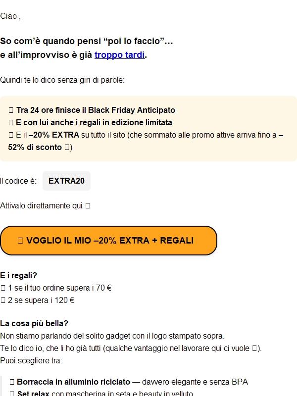 Re:❗️Ultime ore, fino al 52% di SCONTO