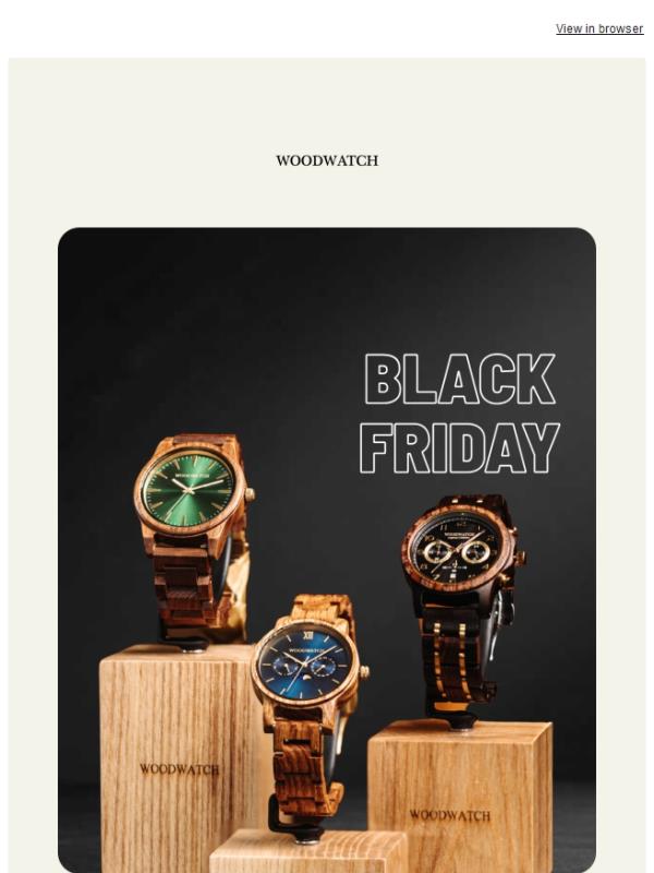 Early Access: Black Friday starts now 🖤 Up to 30% off