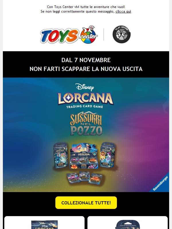 ♟️ PLAY 4EVER - Novità Lorcana dal 7 novembre!