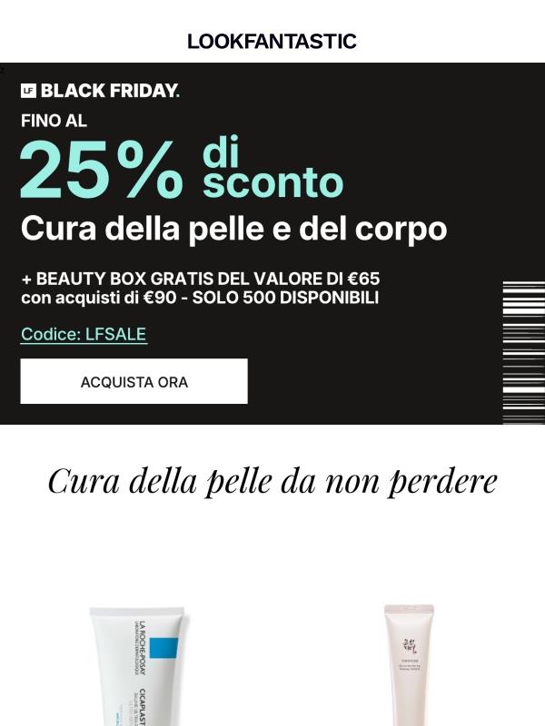 RIsparmia sulla cura della pelle e del corpo