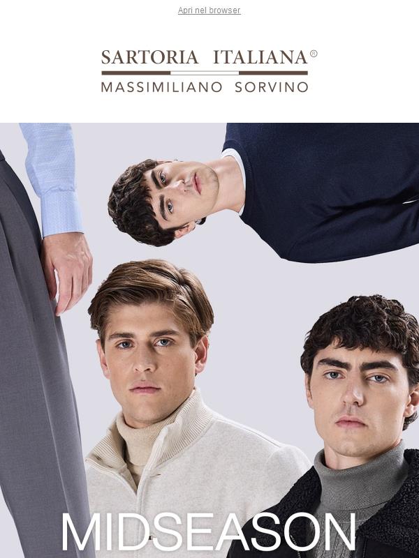 MidSeason Sartoria Italiana: fino al -50%