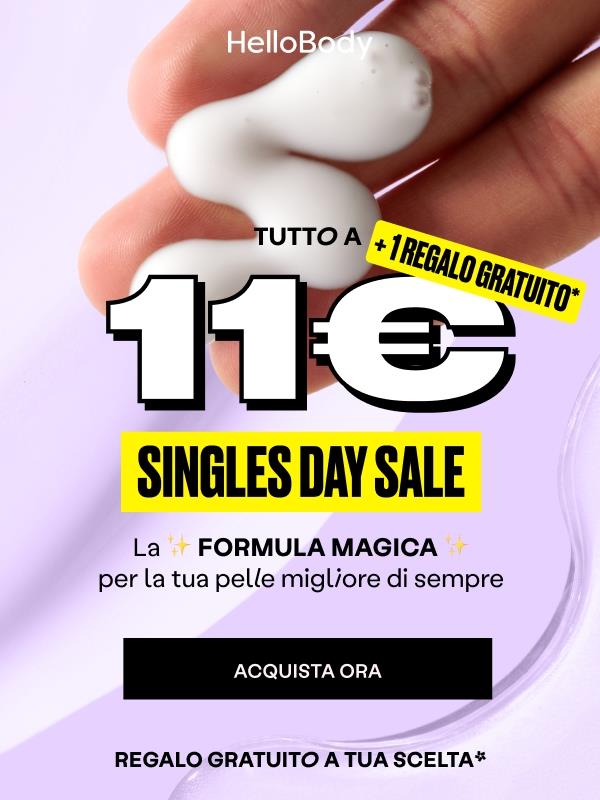 🎁 È arrivato il Singles Day! 11€ + 1 regalo