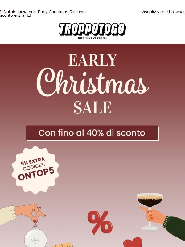 Fino al 40% di sconto + 5% extra per gli iscritti alla newsletter!