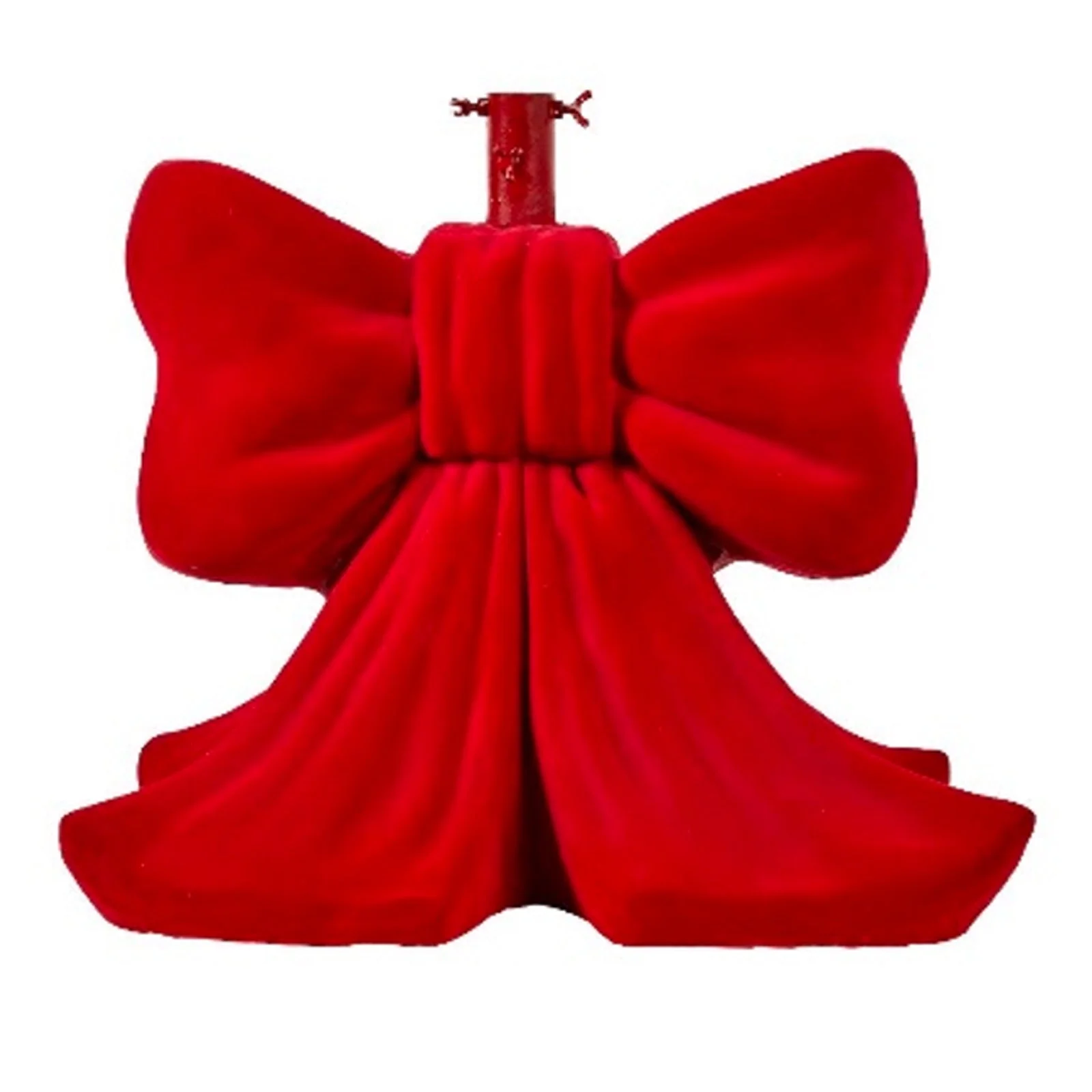 Base per albero di natale fiocco in poliresina per decorazioni natalizie